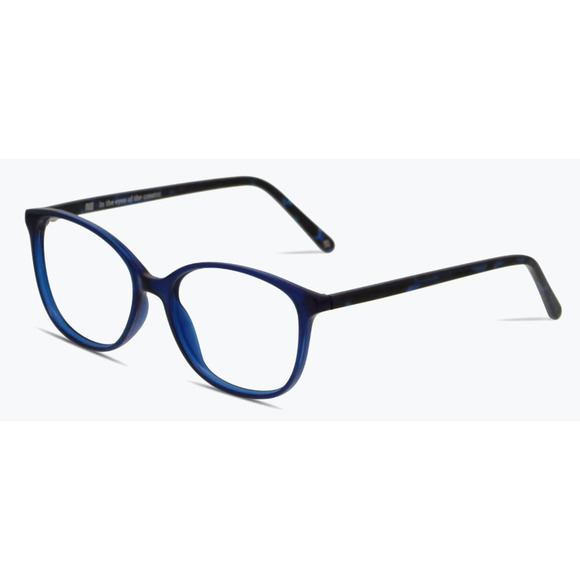 MUSE 35-001684 BLUE EYEGLASSES SUNGLASSES FRAMES 53-16-140 - Picture 2 of 3